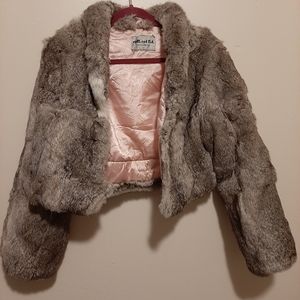 Rabbit fur jacket